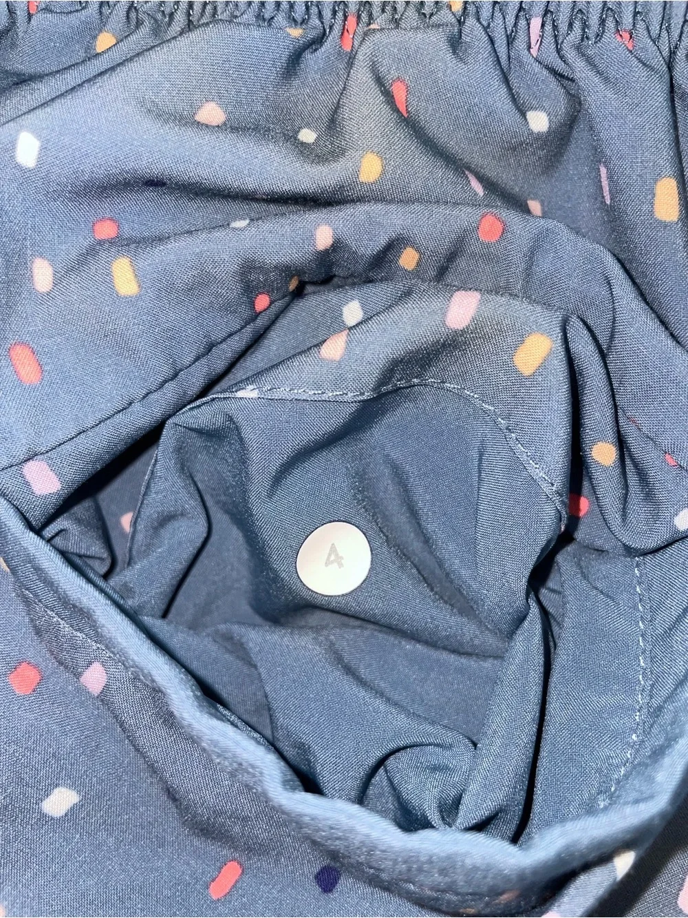 Lululemon Spring Break Away Shorts Size 4 Gray Confetti Running Athleisure